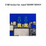 USB Socket Connector Plug USB Port for Autel MaxiSys MS909 MS919